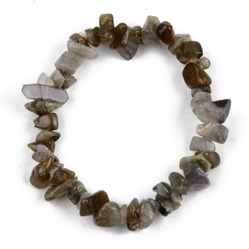 Labradorite Crystal Chip Bracelet