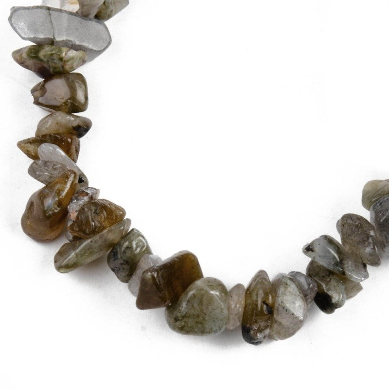 Labradorite Crystal Chip Bracelet