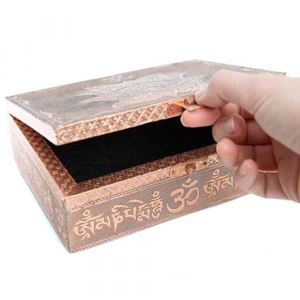 Lotus Styled Oracle Card Box (Bronze)