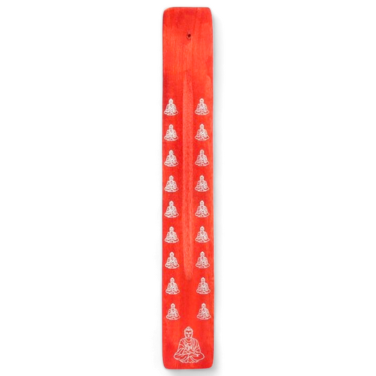 Wooden Incense Ash Catcher - Red