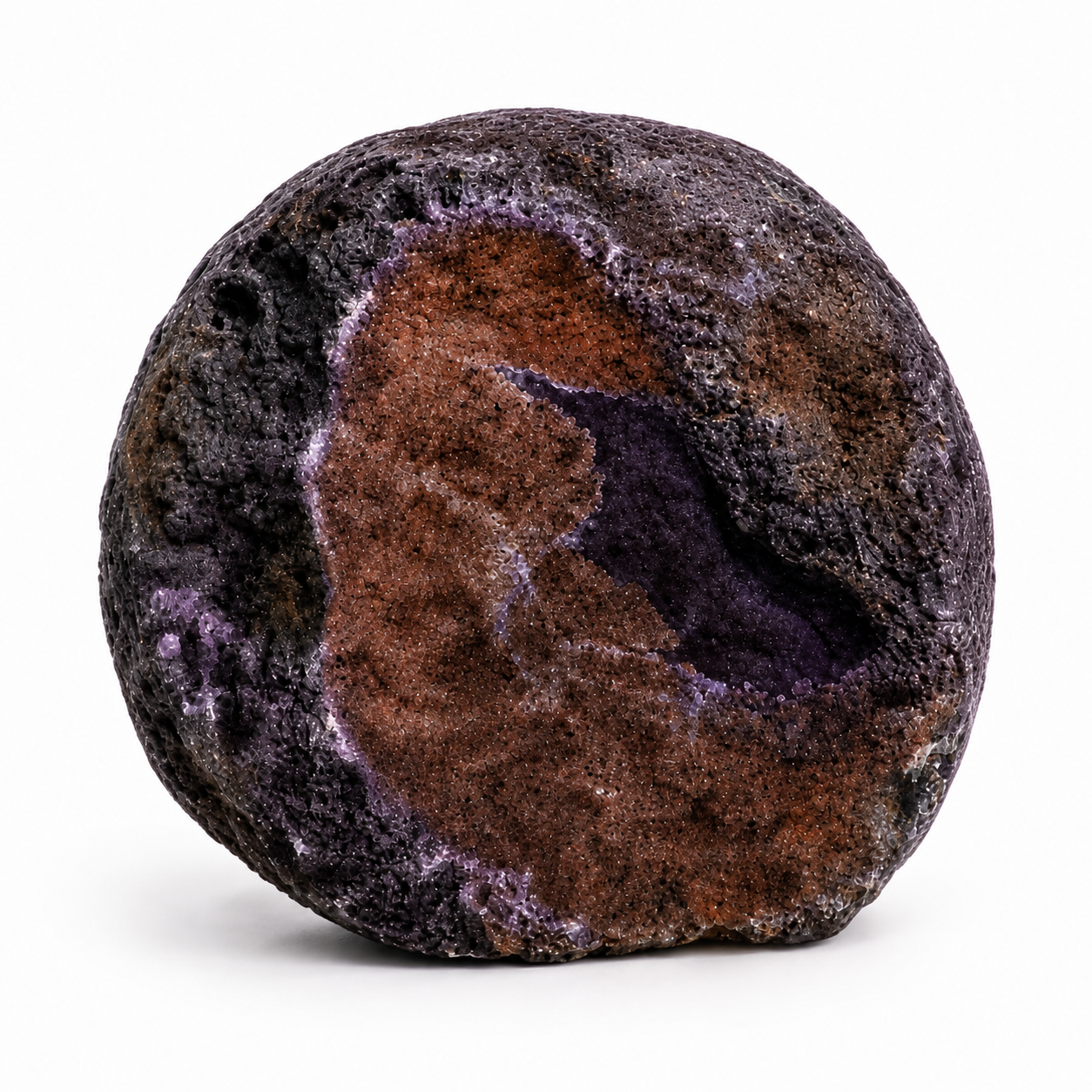 Purple Agate Geode – Approx. 9.5cm