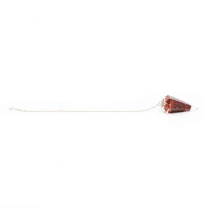 Red Jasper Gemstone Orgonite Pendulum