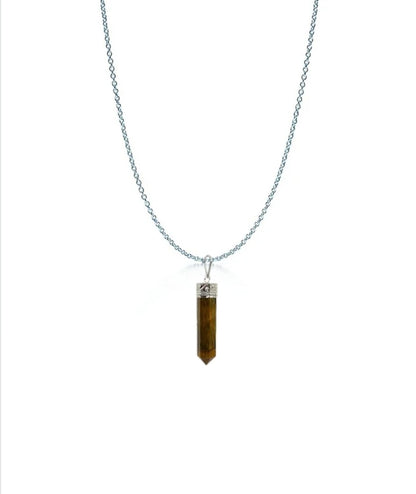 Tigers Eye Point Pendant