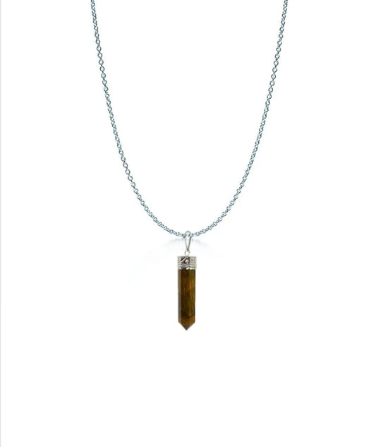 Tigers Eye Point Pendant