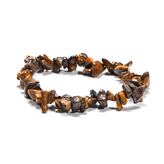 Tigers Eye Crystal Chip Bracelet