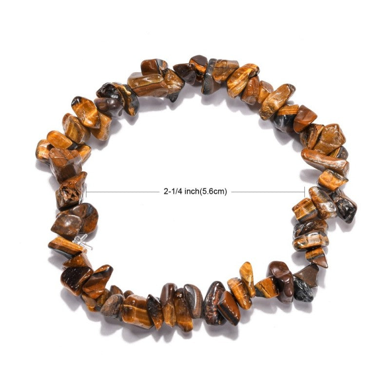 Tigers Eye Crystal Chip Bracelet