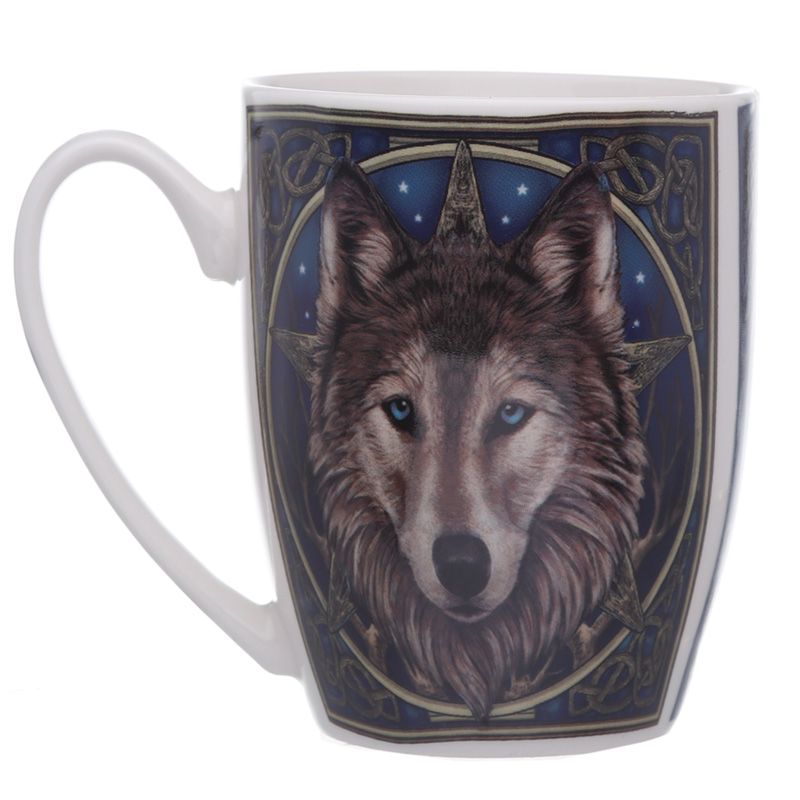 Wolf Head Porcelain Mug