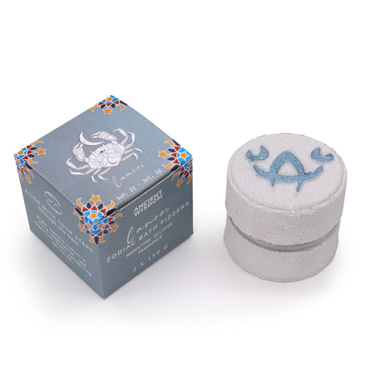Set of Zodiac Bath Fizzers with Horoscope -  Cancer