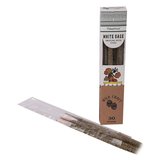 Golden White Sage Smudging Resin Incense Sticks