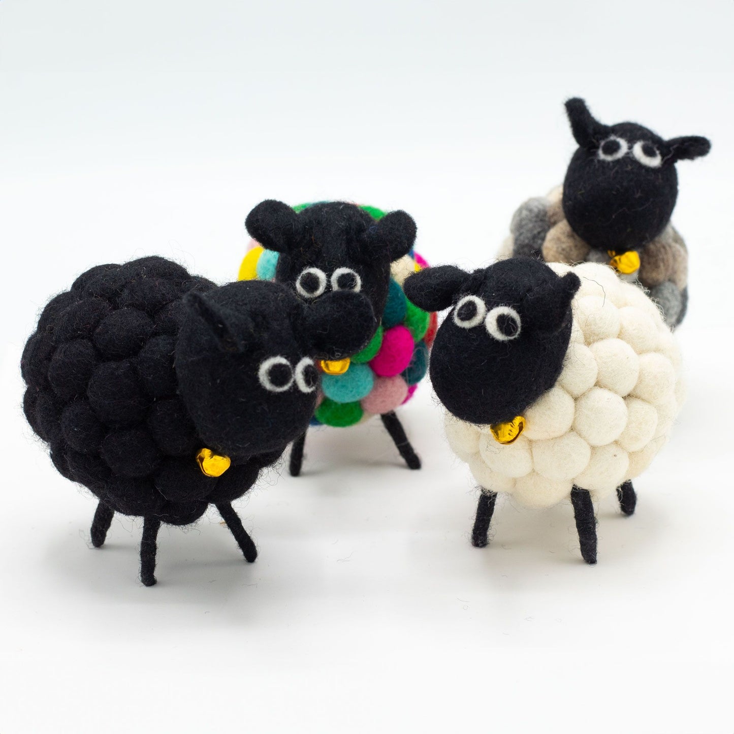 Little Felt Sheep - Multi Colours
