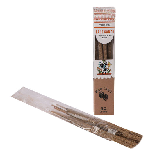 Golden Palo Santo Smudging Resin Incense Sticks