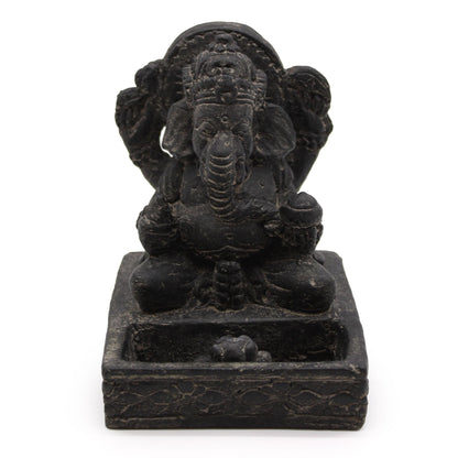 Ganesh Fengshui Incense Burner (black antique)