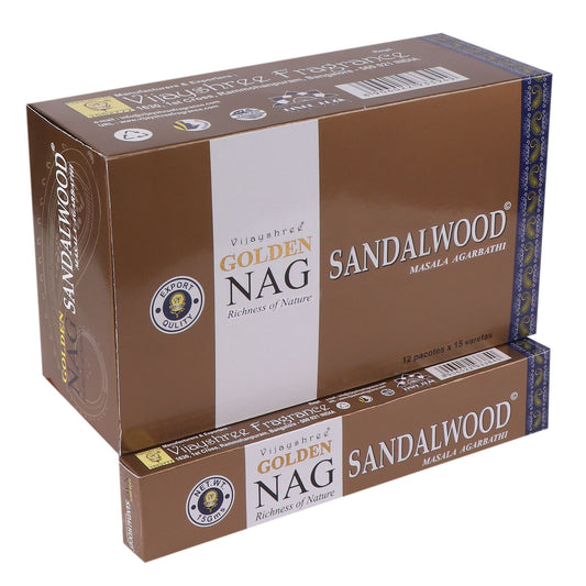 Golden Nag Incense Sticks - Sandalwood