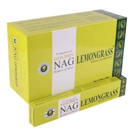 Golden Nag Incense Sticks - Lemongrass