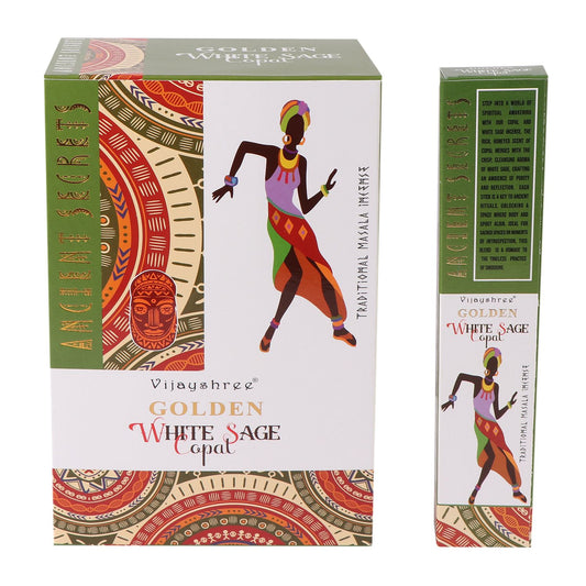Golden Copal and White Sage Incense Sticks