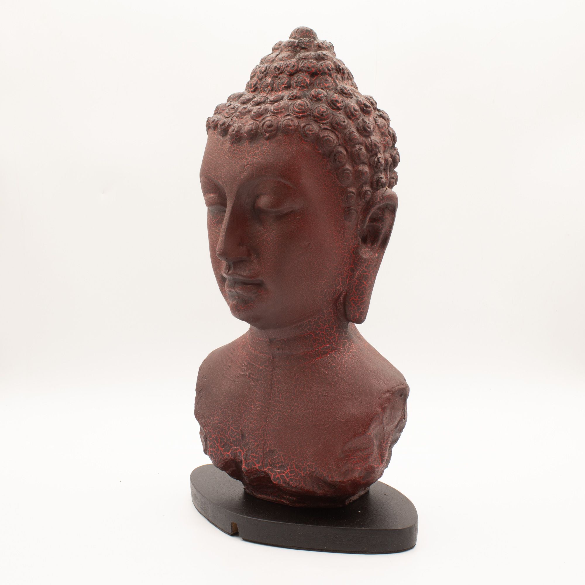 Buddha Bust Lamp Molton Lava - Oval stand