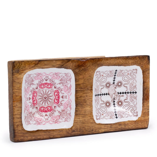 Double Trinket Tray 20x10x2.5cm