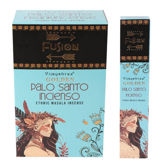 Golden Palo Santo and Frankincense Incense Sticks