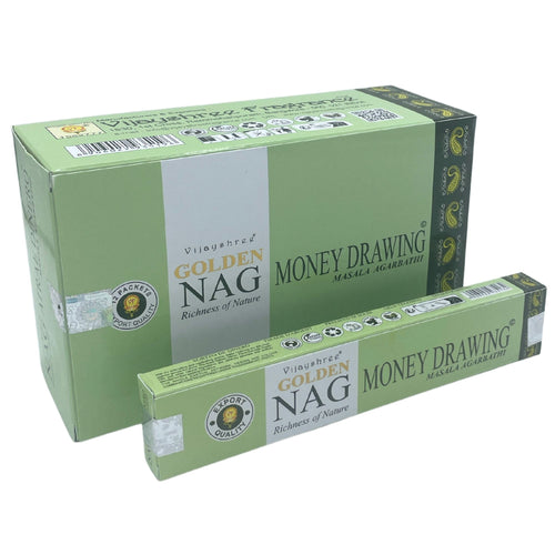 Golden Nag Incense Sticks - Money Drawing