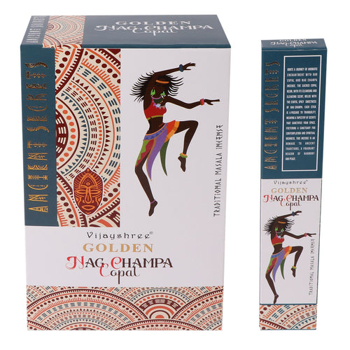 Golden Copal and Nag Champa Incense Sticks