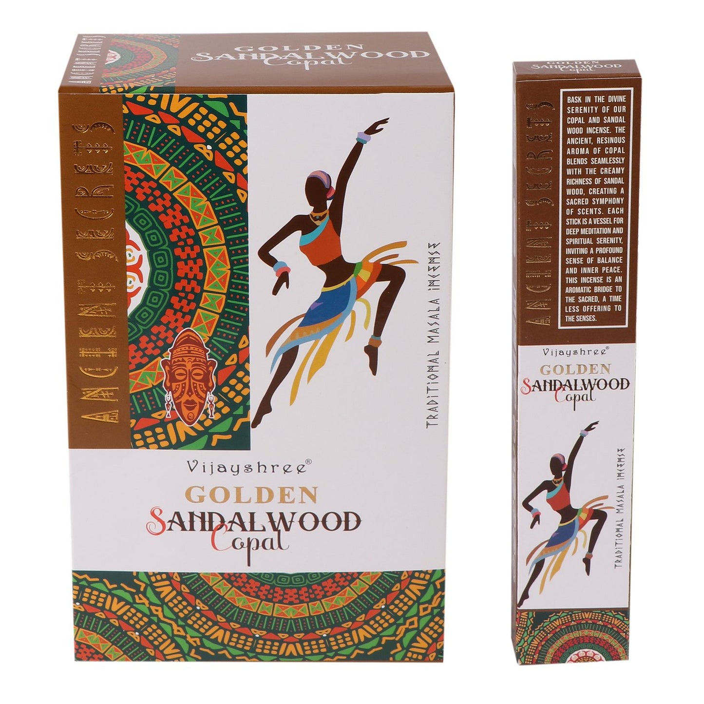 Golden Copal and Sandalwood Incense Sticks