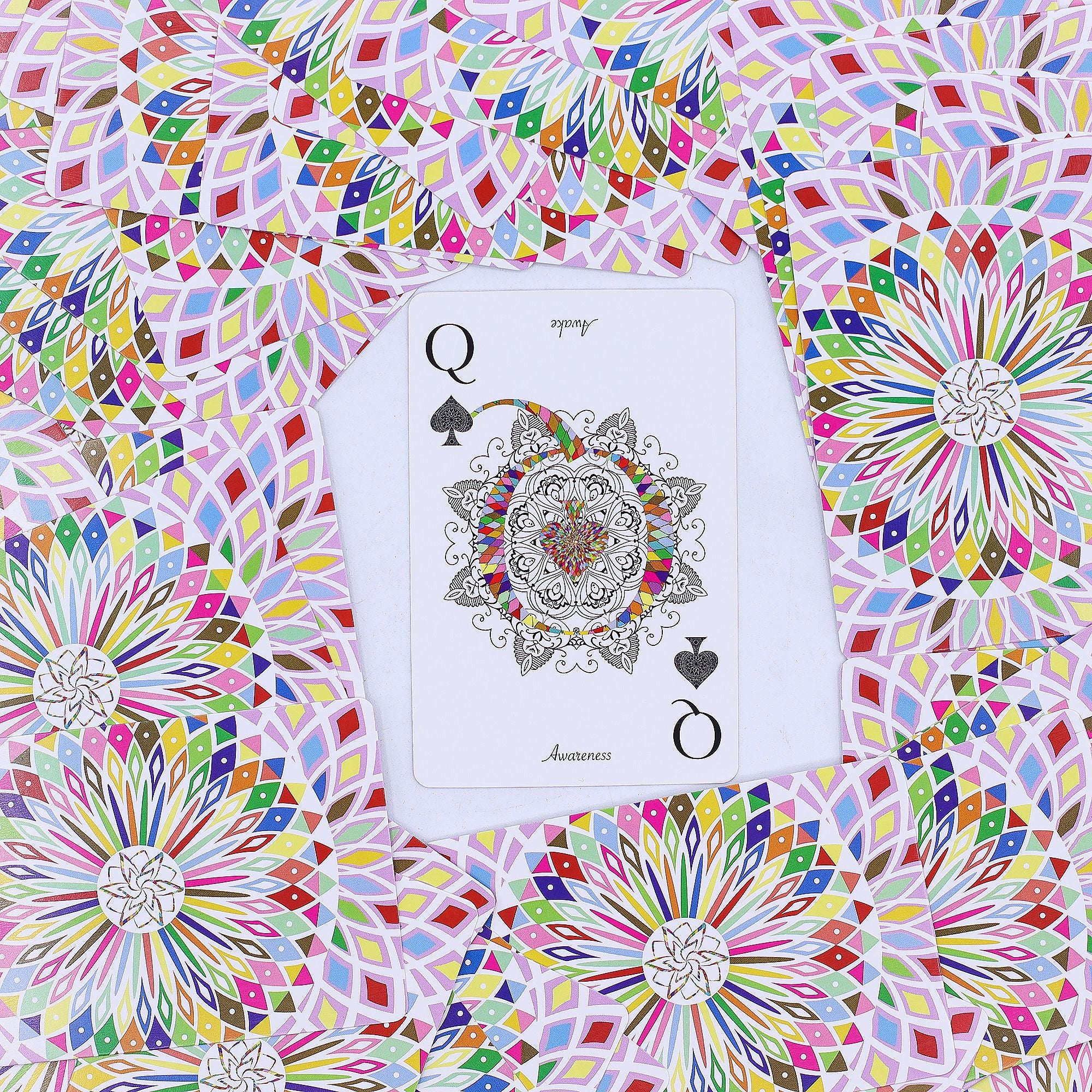 Mandala Playing & Oracle Cards – Kaleidoscope Symmetry