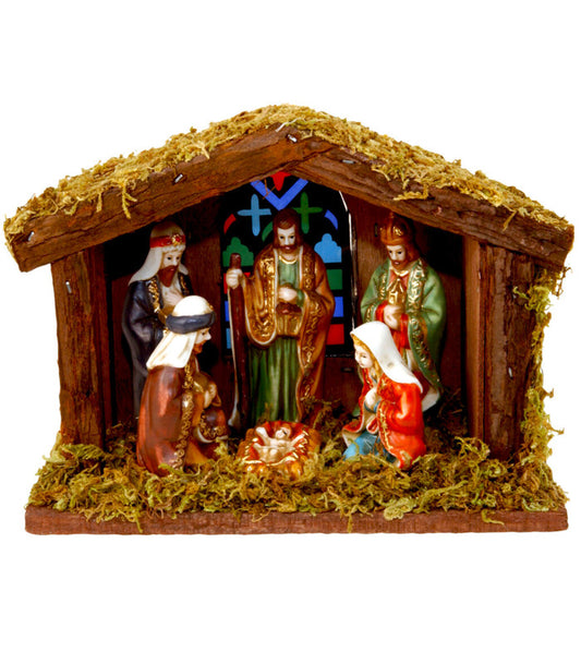 Nativity Scene with Lighting (Battery Operated)