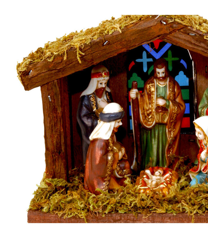 Nativity Scene with Lighting (Battery Operated)