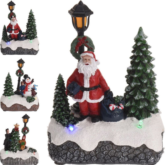 Illuminated Christmas Scene (11cm)