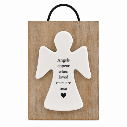 Guardian Angel Hanging Plaque (6cm)