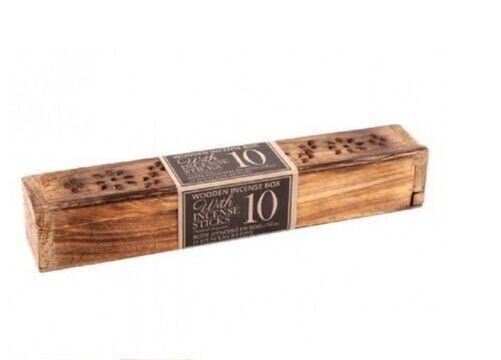 Mango Wood Incense Ash Catcher Box (Including Incense)