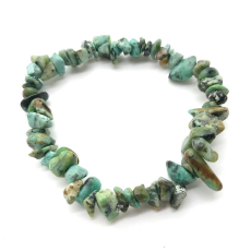 Turquoise Crystal Chip Bracelet